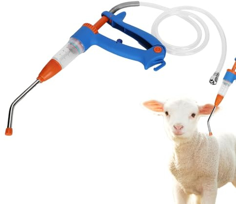 Viehspritze automatisch,Automatische Spritze für Vieh, Rinderspritzenwerkzeug 20 ml, Kontinuierliche Spritze für Nutztiere, Veterinärspritze für Rinder, Ziegen, Schweine, Spritzeninjektor für Nutztier