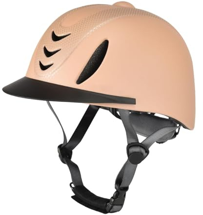 Sharplace Reithelm Schutz für Kinder, Kinderhelm, Reitkappe verstellbar für Mädchen & Jungen, belüfteter Reithelm zum Reiten, Radfahren, Skifahren, 47-50cm, Khaki