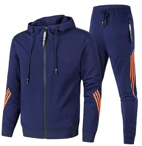 Otoño Invierno Nuevo unisex Conjunto Chándal Hombre,Chandal Hombre Completo Originales,Deportivo Largo 2 Piezas Chandal con Capucha Original,unisex sudaderas con capucha y conjuntos de pantalones