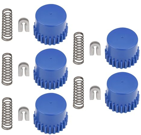 SG Store Lot de 5 kits de ressorts pour tête de débroussailleuse compatibles avec Husqvarna T25 T25B T25BB OE 537338701 boutons de pare-chocs + ressorts + manchons à œillets