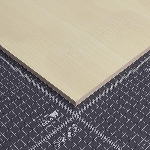Panneau MDF Plaqué - Frêne - 60 x 60 cm