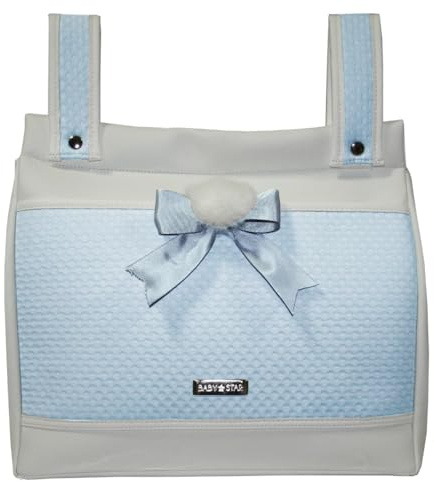 Baby Star Bolso Talega para silla de paseo universal, Panera para silla de paseo, Bolso carro, Talega en polipiel para silla de paseo
