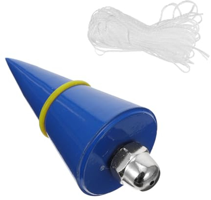 FONDOTIN Plomada Vertical Cuerda de Herramienta de Construcción para Medición Precisa y Detección Vertical Albañilería y Carpintería Diseño Profesional Portátil Color