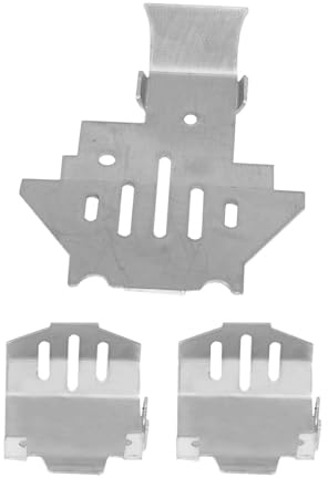 YUYTE Placa Protectora Protectora de Chasis de Acero Inoxidable de 5 Piezas, Protege el Automóvil 82056 4 RC Desde Cero, con Mano de Obra Fina, para una Fácil Instalación