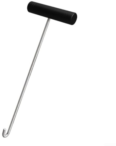 Extracteur d'hameçon en alliage d'aluminium avec embout en acier inoxydable conçu pour un maintien et un relâchement solides du crochet (noir)