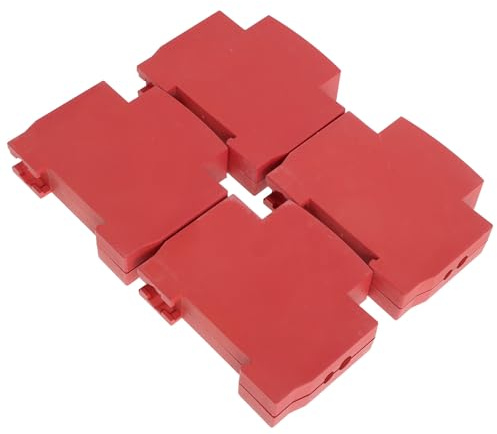 NIYANGLE Lot de 4 Boîtiers à Clipser pour Extincteur à Aérosol Condensé, Coque de Protection en Plastique pour Boîtier Électrique, Usage Ferroviaire et Photovoltaïque