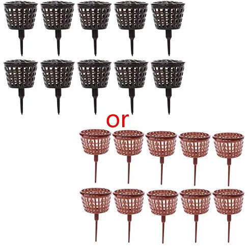 Kofun, contenitore per fertilizzante per bonsai con coperchio, confezione da 10 pezzi