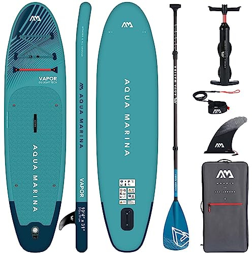 Aqua Marina Aufblasbar Sup Board Stand up Paddle AQUAMARINA Vapor 2021 Komplette Packung 315x79x15 cm