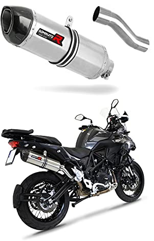 DOMINATOR Terminale di Scarico Marmitta Silenziatore HP1 compatibile con TRK 502 X 2018-2021