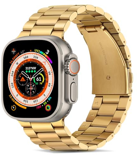 Tasikar Armbänder Kompatibel mit Apple Watch 49mm 46mm 45mm 44mm 42mm 41mm 40mm 38mm Prämie Edelstahl Metallarmband Kompatibel mit Apple Watch Ultra SE Seires 11 10 9 8 7 6 5 4 3