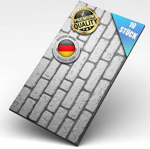 AS Country Stone® Wandverkleidung Steinoptik | 100x50x2 cm | 3D Effekt Wandpaneele Steinoptik für Küche und Wohnzimmer | Innen- und Außenbereich - Steinoptik Styropor - 3D Wandpaneele | 10 Stück |
