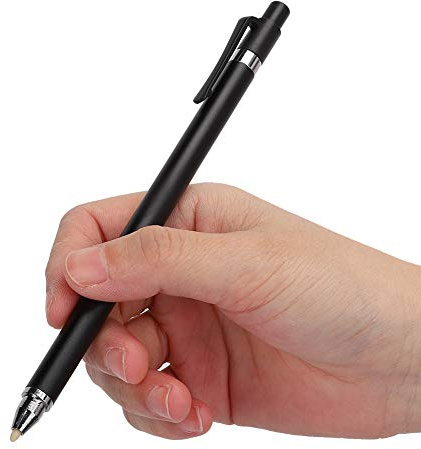 Stylus Pens for Touch Screens, Universal Non Rechargeable Tablet Stylus Pen Phone Stylus for All Capacitive Touch Screens - Accurate Silent for Touching Screens (Black)