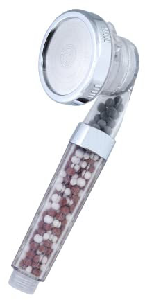 ACTIVE SHOWER - Le pommeau de douche économique - écologique et purificateur d'eau - 60% déconomie d'eau - 260% de pression en plus - 3 types de jets - Triple filtre de billes de Tourmaline