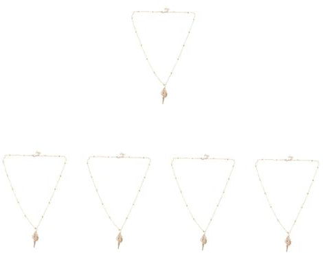 SHERCHPRY 5stücke Conch Shell Choker Halskette Mit Echtem Zarte Damen-schmuck Für Strand-styles Für An Freundinnen Oder Mütter