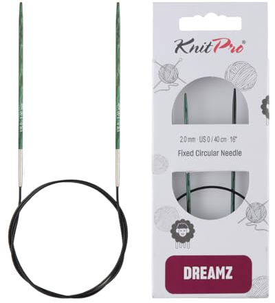 KnitPro Dreamz Fixed Circular Needles 16 (40cm) | US Size 0 (2mm)
