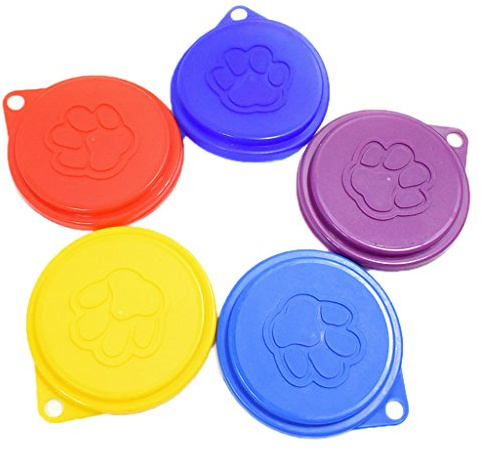PURPLELILY Pet Food Can Lid Pet Can Cover Easy To Clean DIshwasher Safe For Dog For Cat Food Cans