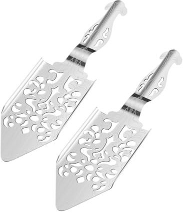 Mikinona 2 Piezas Cucharas De Absenta De Acero Inoxidable Filtros De Absenta Domésticos Multifunción Para Servir El Hogar