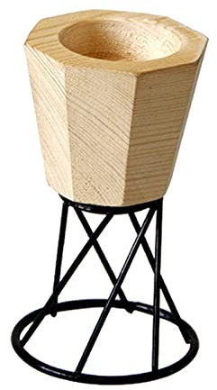 CVNIMV Kerzenhalter aus Holz, Kerzenständer, Teelicht, Einweihungsparty, Kandelaber, Zuhause, Schwarze Kerzenständer