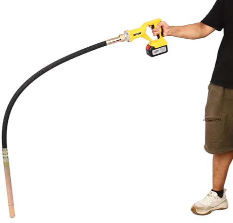 vibratore elettrico per calcestruzzo, batteria con asta vibrante, motore senza spazzole, velocità di vibrazione 2000 giri/min, bottiglia vibrante per tunnel ponti e strade
