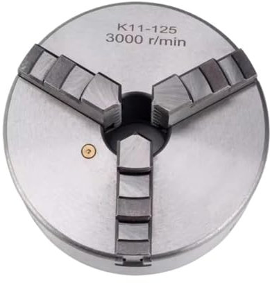 SHYEGUMUZA Spannfutter K12 80 100 125 160 200 250 130 Drehfutter 100mm 4-Backen selbstzentrierendes Spannfutter 4'' for kleine Drehmaschinen(K02-100B)