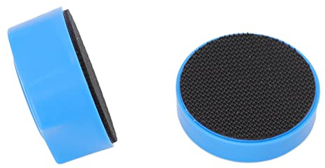Alger Skrapa Akvarium, Magnetisk Ergonomisk Liten Borste Skrapfri Skrapare Glas Renare för Fiskbehållare Svart Skrubber, Fisk Grus Magnet Skrubber (Blå)