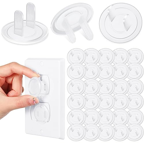 Thyle 120 Pcs Outlet Covers Bulk Child Baby Proofing Plug for Electrical Outlets Covers Easy Install Socket Sturdy Safe Secure Baby Proofing Kit for Home Office Bulk