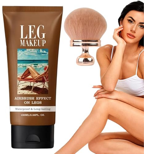Copertine per il trucco delle gambe - 100 ml Crema per correttore corpo leggero per nascondere cicatrici, vene, imperfezioni | Fondazione per costruttore per gambe, braccia, schiena,