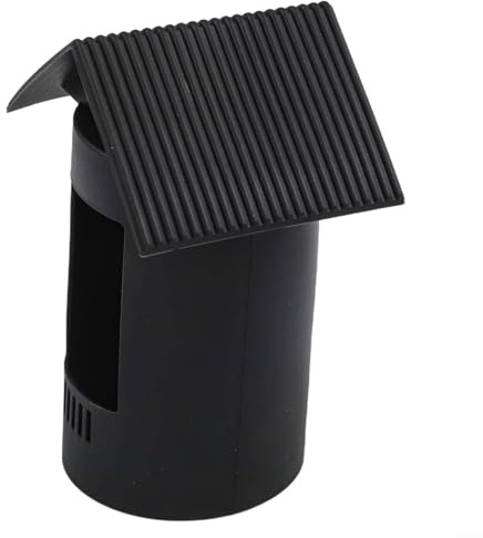 EXTRWORY Silicone Protective Cover for Ring Stick-Up Cam Weather-Resistant Moisture Dust Black 12.6x8.5cm for Outdoor Home Monitoring