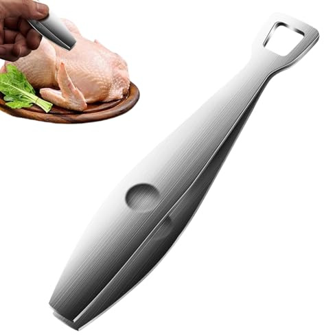 Pinzas Para Espinas - Herramienta Profesional De Extracción Resistente | Alicates De Cocina Acero Inoxidable Depiladora Aves De Corral | Para Deshuesar Pescado, Preparar Pollo Carne, Limpieza Ag