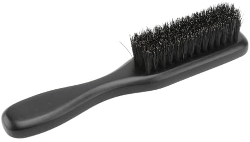 SHERCHPRY Bartpflegebürste für Herren mit Holzgriff und Wildschweinborsten Praktische Bartreinigungsbürste in Schwarz für Tägliche Bartpflege und Styling im Salon