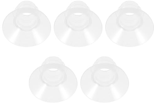 BESTOMZ Silikon Flanscheinsätze mit Einfachem Design 13mm bis 21mm 5 Stück zur Muttermilchgewinnung für Tragbare und Elektrische Zubehör