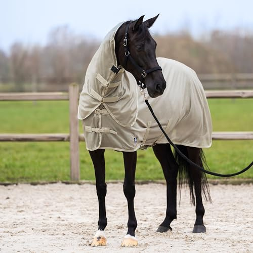 Imperial Riding Fliegendecke IRHReese mit abnehmbarem Halsteil Light Olive, Größe:185 (135 cm)