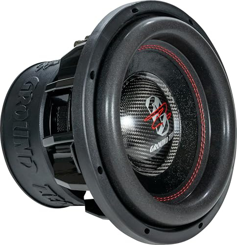 Ground Zero GZHW 25-D1 - Subwoofer ad alte prestazioni da 10 pollici, 1200 W RMS, 2 x 1 Ohm, estremamente resistente, bassi profondi e potenti, woofer HiFi per auto