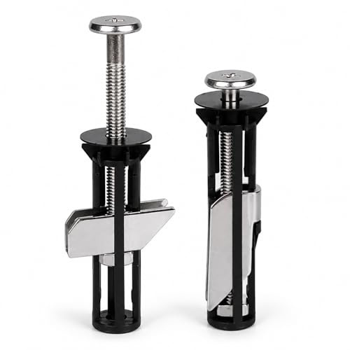 YIPFEN 2 PCS Bulloni Universali per Sedile WC, Kit di Fissaggio per Tavoletta WC, Viti Robuste per Sedile WC, Set di Sostituzione per Cerniere Superiori, Facile Installazione