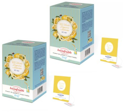 Buonefredde | Tè Verde Zenzero Limone Infusione a Freddo 2 x 20 Filtri | Tè Freddo Note Speziate Bevanda Freddante Agrumata | Infuso Rinfrescante Istantaneo Senza Zuccheri | Infuso Naturale Estate
