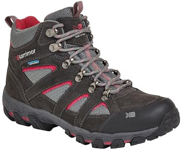 Karrimor Women's Bodmin Mid 5 Ladies Weathertite Uk 8 High Rise Hiking Boots, Dark Grey Cochineal, UK