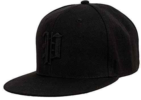 4sold Barns snapback-keps med upphöjd 3D svart broderi bokstav basebollkeps hiphop keps huvudbonad