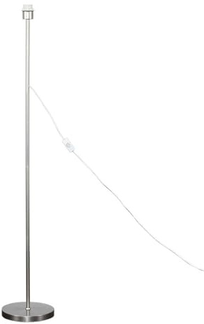 MiniSun | Modern Floor Lamp Base in a Brushed Chrome Finish | Floor Lamps & Torchieres, Home Décor & Improvement Essential