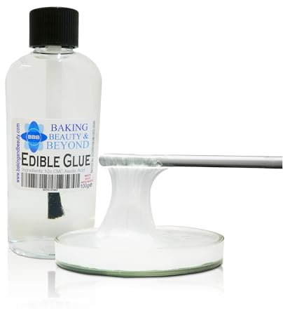Professional Edible Glue Pro Bakers Choice for Cake Craft Sugar Craft and More in 3 Sizes (100g)