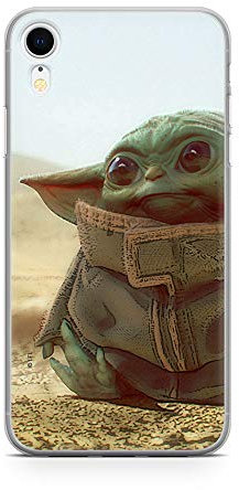 ERT GROUP mobile phone case for Apple Iphone XR original and officially Licensed Star Wars pattern Baby Yoda 003 optimally adapted to the shape of the mobile phone, case made of TPU