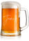 ukgiftstoreonline Personalised Name Script Font Birthday Beer Tankard Glass Gift for Him