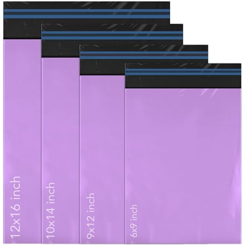 iSOUL MBG_MIX_4SZ Postpåsar, Lila, 100 stycken