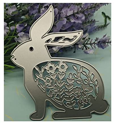 Qoiseys Ostern Hasen Stanzschablone Die Stanzen Basteln Prägeschablone, Stanzungen für DIY Scrapbooking Fotoalbum Dekoratives Papier Basteln Prägeschablone