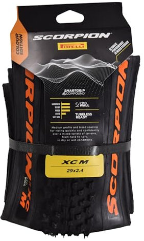 PIRELLI Cop.Scorpion XC M 29X2,4 Orang Wheels, Sport, Mehrfarbig (Mehrfarbig), One Size