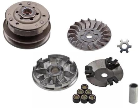 Variomatik, Riemenscheibe & Kupplung Set passend für Yamaha Aerox, MBK Nitro, Aprilia SR 50 – 50ccm Minarelli Motor – Hochwertiger Antriebssatz passend für bessere Leistung & Fahrgefühl