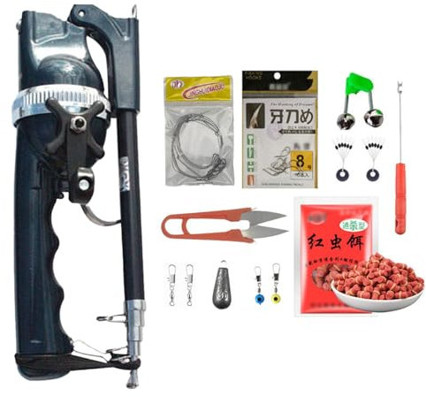 Klappbare Angelrute, Tragbare Angelrute - Angelset Für Einsteiger, Miini- -Rute, Zusammenklappbares Angelruten-Set, Integrierte Angelrute, Meeresrute, Tragbare Wurfrute