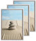 lincoolart Bilderrahmen 40x60 cm Weiß Holz Rahmen 40X60 cm Weiss Fotorahmen 40x60 cm Holzrahmen 3er Set mit Bruchsicherem Acrylglas für Kinderzeichnungen Fotos,Bilder,Poster