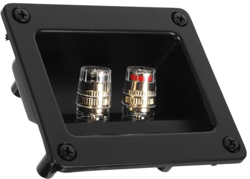 ibasenice Connettore Due Vie Per Altoparlanti Terminale Di Collegamento Per Casse Audio Facile Installazione e Compatibile Con Varie Configurazioni Di Impianto Audio