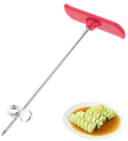 POPETPOP Cortadora de Verduras de Tornillo A2590 de Acero Inoxidable