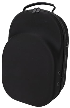 Tomantery Hårdhattfodral Portabelt Stänksäkert Resefodral med Basebollkeps för Män och Kvinnor EVA Black 6 Hattar 13,0x9,6x4,7tum för Dagligt Bruk